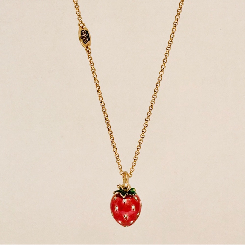 Juicy Couture Strawberry Pendant Necklace